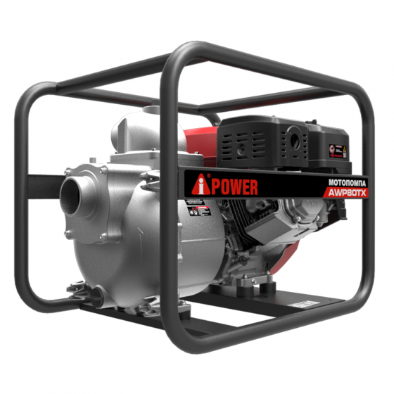 Бензиновая мотопомпа для сильнозагрязненной воды A-iPower AWP80TX