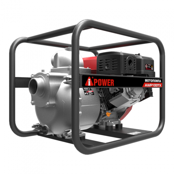 Бензиновая мотопомпа для сильнозагрязненной воды A-iPower AWP100TX