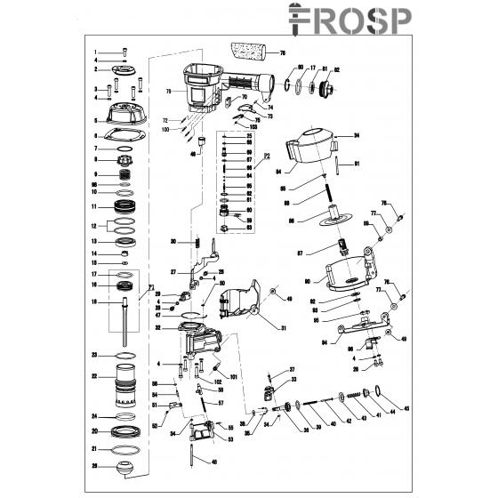 Фиксатор крышки клапана (№63) для FROSP CRN-45C
