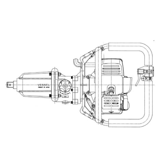 Комплект уменьшаюший вибрацию/Vibration Dumper Unit SP для Vessel GT-3500GE [845370]