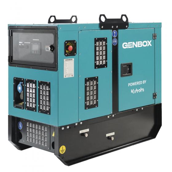 Дизельная электростанция GENBOX KBT10T-S-3000 в еврокожухе